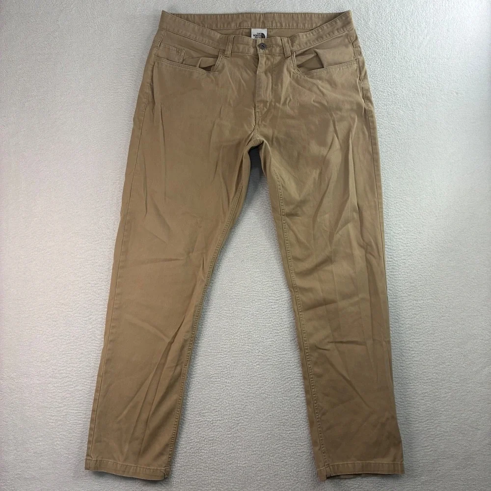 The North Face Corduroy Pants Men 36x32 Brown Cotton Straight Outdoor Gorpcore‎